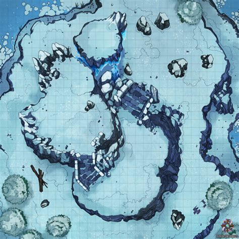 Snowy Hill Battle Map For Dungeons And Dragons By Hassly On Deviantart