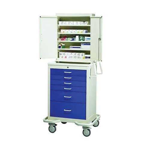 Alimed Standard Series 6 Drawer Suture Cart Key Lock