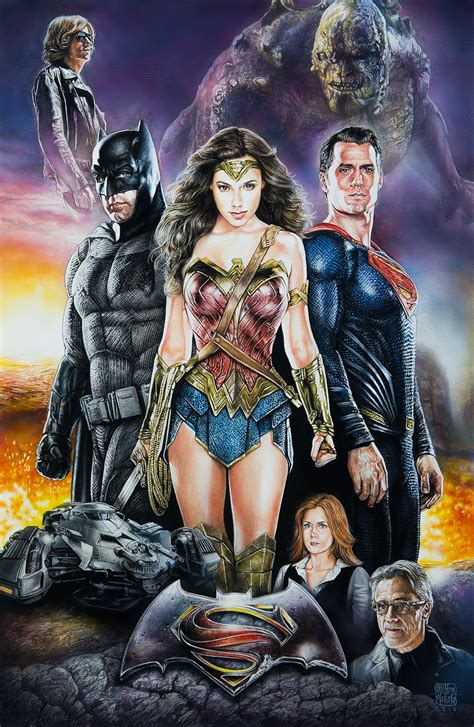 Batman V Superman Dawn Of Justice Poster Behance