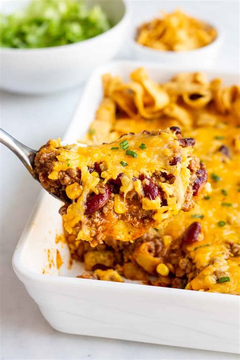 Easy Cheesy Frito Pie Casserole Recipe All Things Mamma