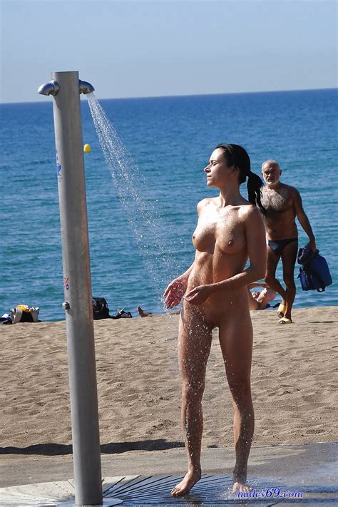 Nude Beach Shower Voyeur Nudes