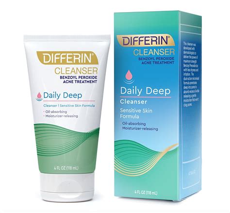 Differin Daily Deep Facial Cleanser Ingredients Explained