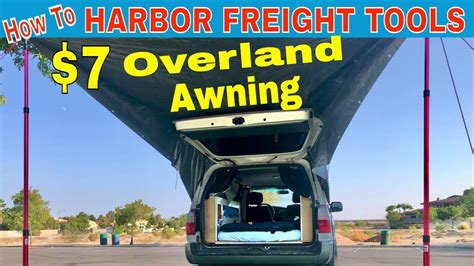 The awning was purchased from a local teardrop camper dealer and installed on the camper. $7 Harbor Freight Overland, SUV, Mini Van, Camper Awning ...