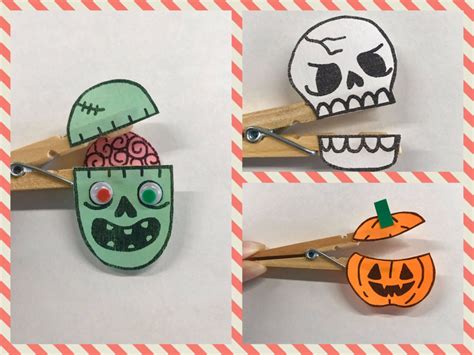 Halloween Clothes Pin Craft Scyap