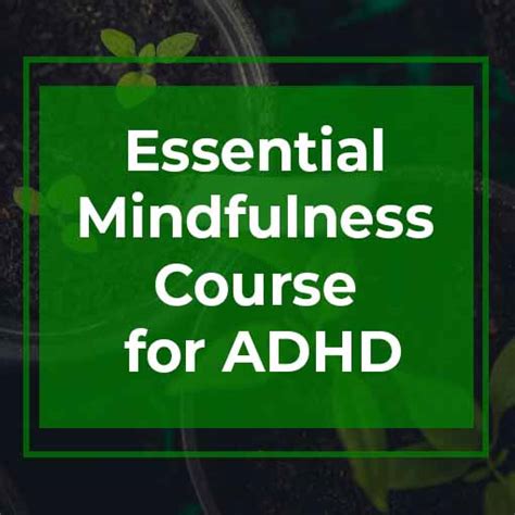 Essential Mindfulness Course For Adhd The Adhd Centre