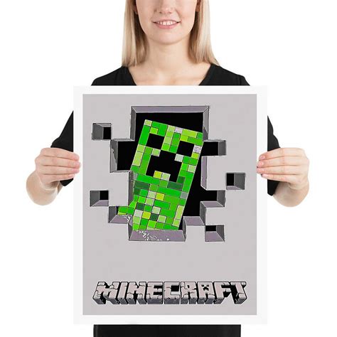 Minecraft Retro Game Poster Ultimate Retro Gaming Classic Etsy