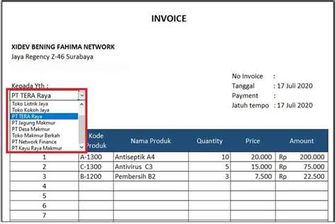 Invoice Penagihan Pengertian Contoh Dan Cara Membuat Invoice Riset