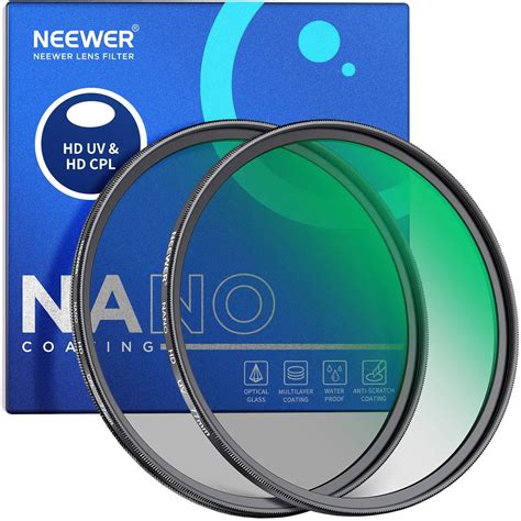 Neewer Cpl Uv Lens Filter Kit 82mm 66602205 Bandh Photo Video