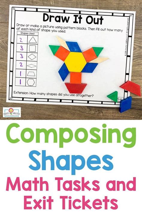 Composing Shapes Math Tasks And Exit Tickets From Create Abilities