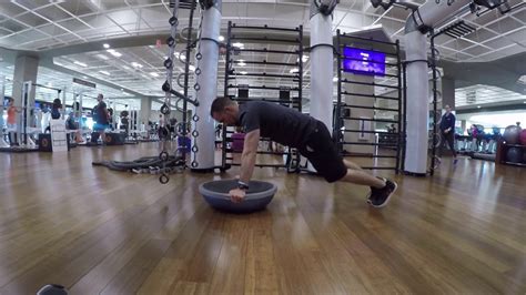 Bosu Ball Mountain Climbers With Push Ups Youtube