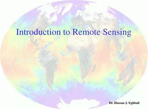 Ppt Introduction To Remote Sensing Powerpoint Presentation Free