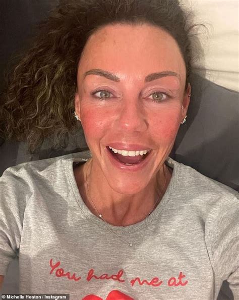 Michelle Heaton Says Her Daughter Warns Her Not To Look At The Wine
