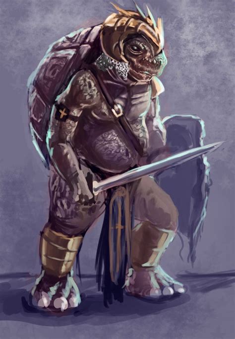 Tortle Fighter Warrior By Stitchparadox Deviantart Pathfinder Pfrpg