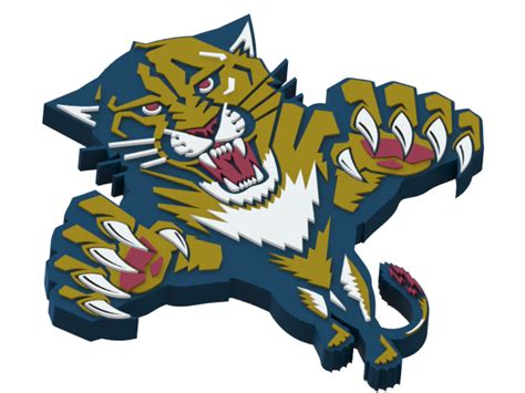 Florida Panthers Ice Hockey Team Logo Logo Floridapanthers 3dmodel