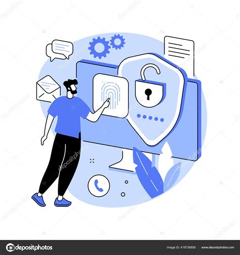 Data Privacy Abstract Concept Vector Illustration Stock Vector Image