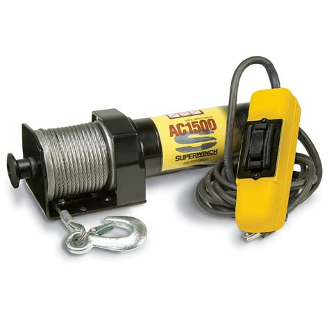 Superwinch Ac1500 120 Volt Ac Industrial Winch W Spool 1715000