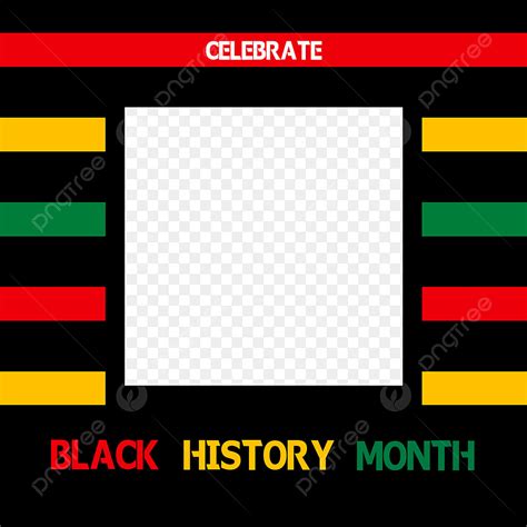 Black History Month Png Picture Black History Month Twibbon Striped