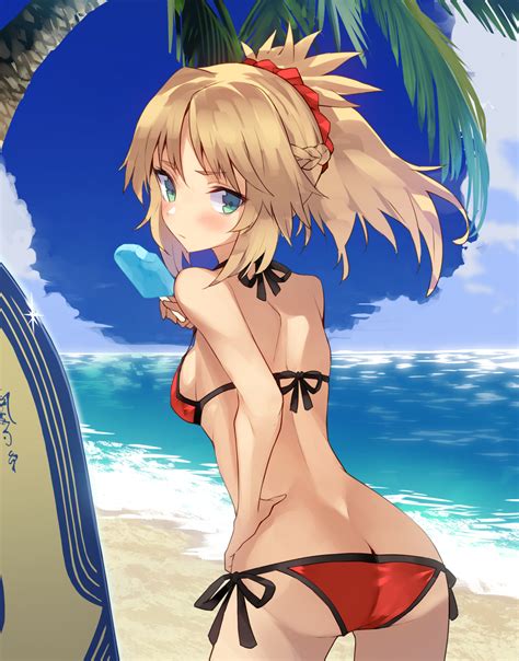 Mordred Fate Swimsuit Anime Fate Stay Night Yandere