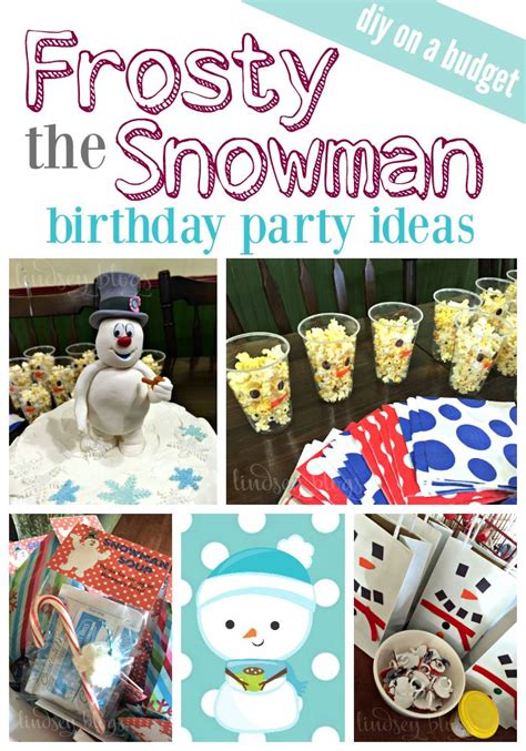 Frosty The Snowman Birthday Party Free Printables Winter