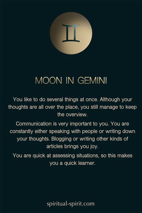 Moon In Gemini Horoscope Gemini Moon Sign Astrology Astrology Gemini