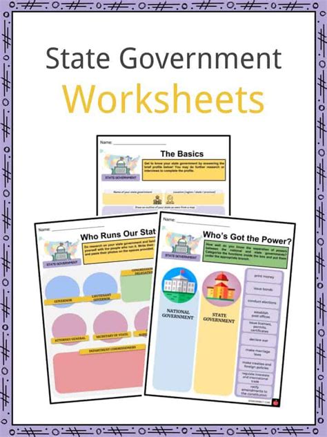 U S Government Worksheets