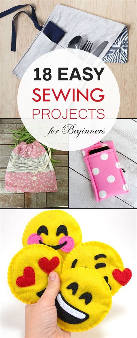 18 Easy Sewing Projects For Beginners → Easy Sewing Projects Hand