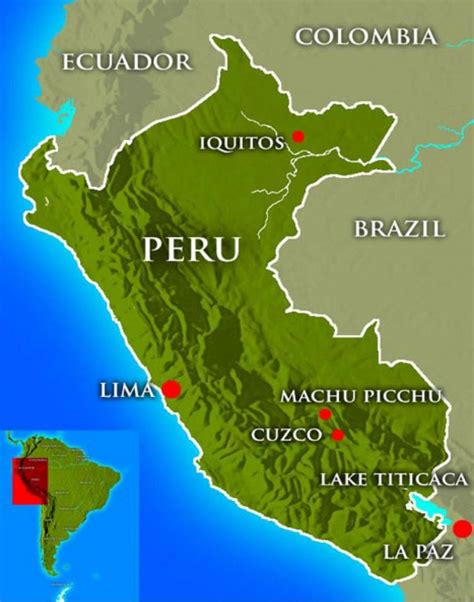 خريطة بيرو المرسال