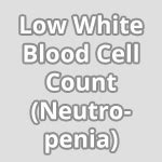 A low white blood cell count can signal that an injury or condition is destroying cells faster than they are being made, or that the body is producing too few of them. Treatment Side Effects | CureSearch