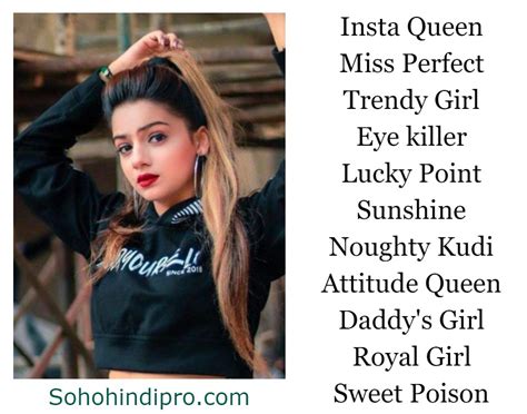 120 Stylish Attitude Names For Instagram For Girls 2023 SohoHindipro