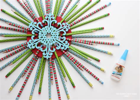 Pencil Starburst Wreath The Homes I Have Made