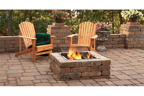 Square Fire Pit Provides Stylish Look And Pleasant Warmth For Outdoors