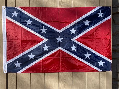 Confederate Flag Flying