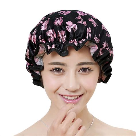 Shower Cap Shower Bonnet Women Lady Hair Bonnet Luxuries