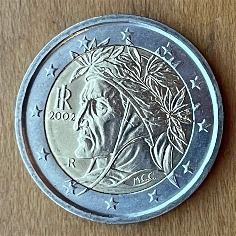 Moneda 2 Euros Dante Alighieri 2002 Valor Downloads