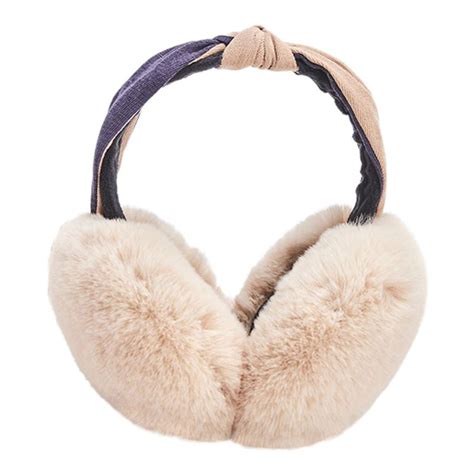 Pwfe Women Winter Warm Plush Earmuff Adjustable Foldable Ear Muffs Ear