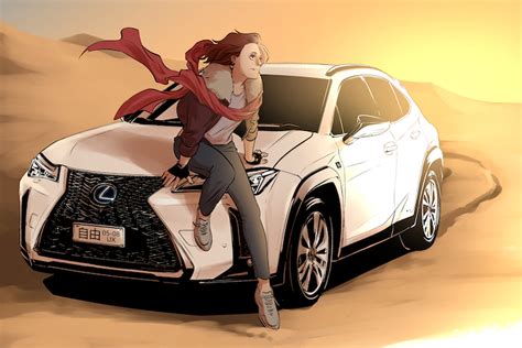 The Lexus Lc Ux And Es Star In Japanese Manga Artwork