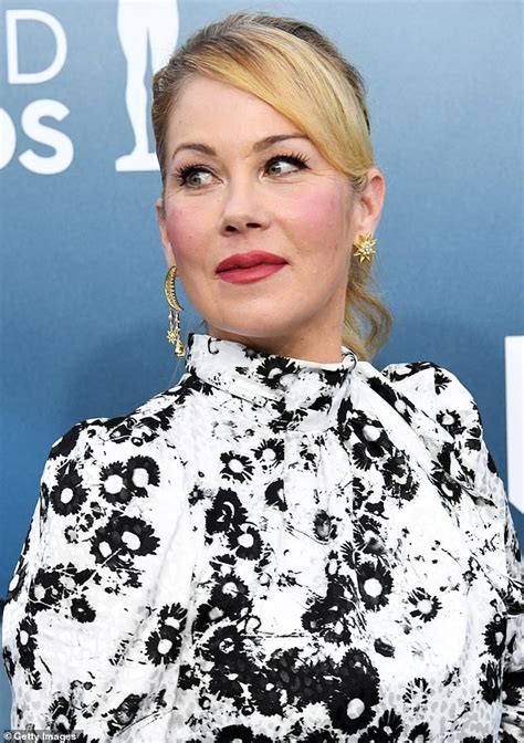 Christina Applegate Stuns In An Ink Stained Gown While At The Sag