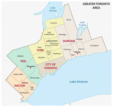 Toronto Map Stock Photos Pictures And Royalty Free Images Istock