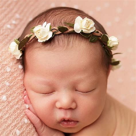 New Fashion Baby Floral Flower Hairband Cute Children Baby Girl Rose