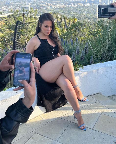 Ashley Graham Flaunts Thighs And Massive Boobs In Latest Photoshoot For