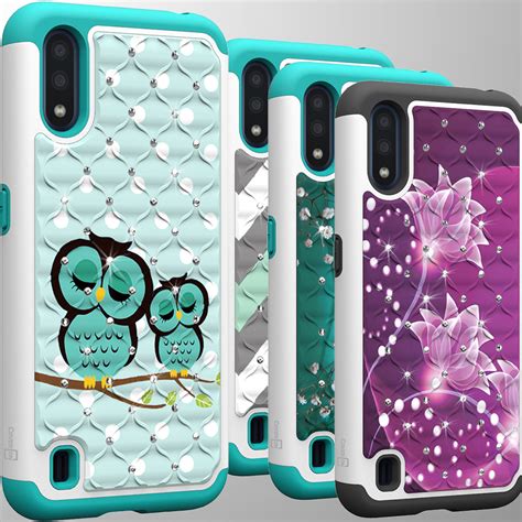 For Samsung Galaxy A01 Us Version Case Diamond Bling
