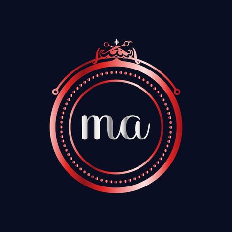 Premium Vector Ma Monograms Logo Salon Luxury Cosmetics Spa Beauty Vector Template