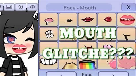 Pictures Of Gacha Life Mouths Gacha Life Funny Mouth Glitch Homerisice
