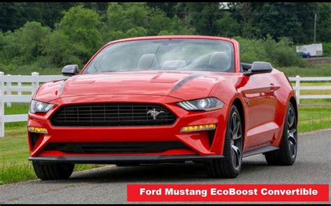 2023 Ford Mustang Ecoboost Convertible