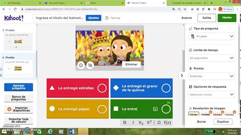 Elaborar evaluaciones en Kahoot para niños de Educación Primaria YouTube