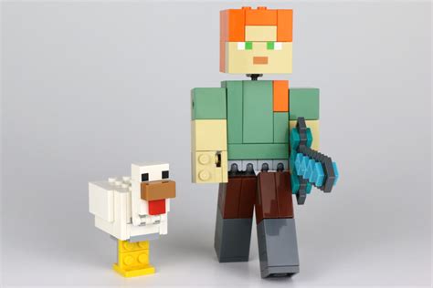 Lego Minecraft Bigfig Alex Mit Huhn 21149 Im Review Zusammengebaut