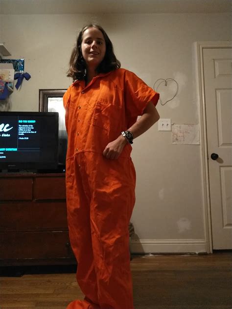 orange inmate jumpsuit handcuffed inmate handcuff behind h… flickr