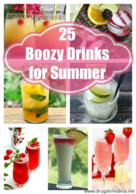25 Boozy Drinks For Summer Drugstore Divas