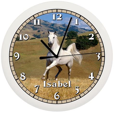 Personalized Horse Wall Clock