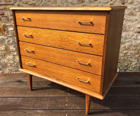 Vintage 4 Drawers Chest Of Drawers 1960 Design Market